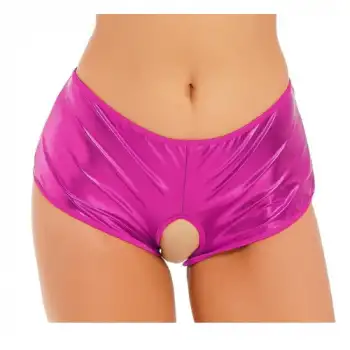 Tegan Fantezi Pembe Özel Bölgeleri Açık Parlak Külot TG270047