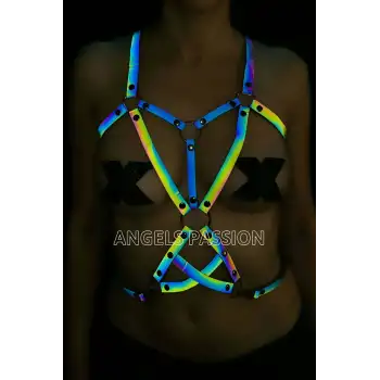 Tiktok Ürünleri T-Shirt Üzeri Reflektörlü Göğüs Harness - APFT107