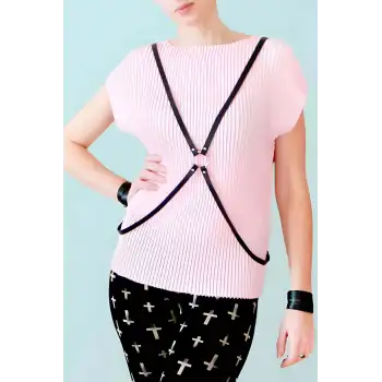 X Detaylı Şık Günlük Harness - APFT176