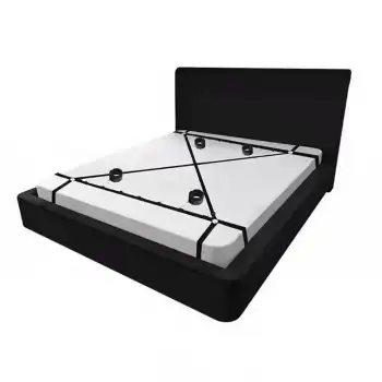 Yatak Bağlama Fantezi Kemeri Seti Siyah