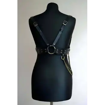 Zincir Detaylı Şık Tarz Kemer, Omuz ve Sırt Kemer - APFT908