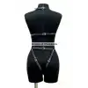 Ağ Bölgesi Açık Deri Fantezi Giyim, Deri Deri Body Harness - APFT790