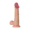 Baile Extra Large Realistik Vantuz Tabanlı Dildo 24 cm