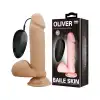 Baile Oliver 9.5” Damar Dokulu Realistik Vibratör Dildo Kumandalı