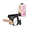 Baile Ultra Passionate Harness Titreşimli Strapon Set 24 cm