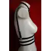 Bayan İç Giyim - Bayan Fantazi Giyim - Bayan Lastik Göğüs Harness - APFT569
