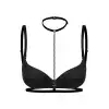 Boyun Bel Arası Zincirli Seksi Choker - APFT48