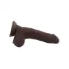 Chisa Bottomless Pleasure Brown Bükülebilir Realistik Dildo 20 cm