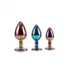 Chisa Rainbow Gem 3’lü Metal Anal Plug Seti
