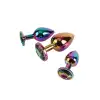 Chisa Rainbow Gem 3’lü Metal Anal Plug Seti