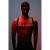 Çivi Detaylı ve Maskeli Erkek Harness Takım, Erkek Clubwear, Erkek Göğüs Harness - APFTM204