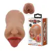 Crazy Bull Sarah Soft Skin Premium Çift Kanallı Mastürbatör 18 cm