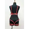 Deri Body Harness, Deri Dansçı Kostüm, Pole Dans Kostüm - APFT502