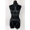 Deri Body Harness, Kadın Deri Fantezi Giyim - APFT1084
