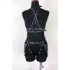 Deri Body Harness, Kadın Deri Fantezi Giyim - APFT1084
