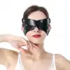 Deri Çapraz Göz Maskesi Ayarlanabilir Harness