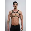 Deri Erkek Göğüs Kemeri, Erkek Fantazi İç Giyim, Gömlek Kemeri - APFTM103