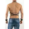 Deri Erkek Göğüs Üzeri Harness - APFTM80