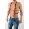 Deri Erkek Pantalon Aksesuar, Deri Erkek Harness - APFTM29