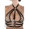 Deri Giysi Üzeri İpli Göğüs Altı Kemer Harness - APFT1077