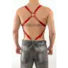 Deri Pantalona Bağlanan Seksi Erkek Harness - APFTM11