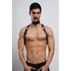 Erkek Choker ve Göğüs Harness, Erkek Parti Giyim - APFTM35