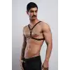 Erkek Deri Göğüs Harness, Erkek Fantazi Giyim, Clubwear, Partywear - APFTM44