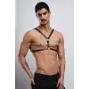 Erkek Deri Göğüs Harness, Erkek Fantazi Giyim, Clubwear, Partywear - APFTM44