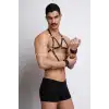 Erkek Deri Göğüs Harness, Erkek Fantazi Giyim, Erkek Parti Giyim - APFTM75