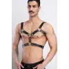 Erkek Deri Göğüs Harness, Erkek Parti Akseuar, Partywear - APFTM78