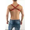 Erkek Deri Göğüs Harness, Erkek Sporcu Deri Göğüs Aksesuar - APFTM2