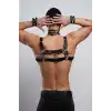 Erkek Fantazi Giyim, Erkek Partywear, Tecnowear, Erkek Göğüs Harness- APFTM55