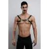 Erkek Göğüs Harness, Fantazi Giyim Deri Harness - APFTM7