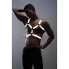 Erkek Göğüs Harness - Reflektörlü (Karanlıkta Yansıyan) Göğüs Harness - APFTM78