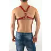 Erkek Göğüs Üzeri Deri Aksesuar, Fantazi Erkek İç Giyim - APFTM13