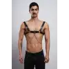 Erkek Gömlek Kemeri, Zincirli Göğüs Harness, Partywear, Clubwear - APFTM109