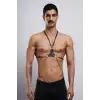 Erkek Omuz Harness - Seksi Erkek Deri Harness - Erkek Harness İç Giyim - APFTM28