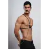 Erkek Omuz Harness - Seksi Erkek Deri Harness - Erkek Harness İç Giyim - APFTM28