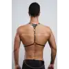 Erkek Omuz Harness - Seksi Erkek Deri Harness - Erkek Harness İç Giyim - APFTM28