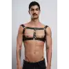 Erkek Parti Aksesuar, Clubwear, Deri Göğüs Harness, Erkek Fantezi Giyim - APFTM116