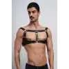 Erkek Parti Aksesuar, Clubwear, Deri Göğüs Harness, Erkek Fantezi Giyim - APFTM116