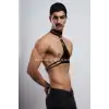 Erkek Parti Aksesuarı, Şık Deri Harness Kemer, Erkek Deri Göğüs Harness - APFTM113
