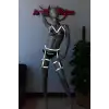 Erotik Giyim Dans Elbiseleri Reflektörlü Jartiyer Harness Takım - APFT497