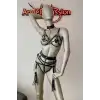 Erotik İç Giyim Fantezi Deri Püsküllü Harness