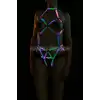Erotik İç Giyim Reflektörlü Seksi Body Harness