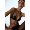 Fantazi Zincirli G-String Sütyen Külot Takımı Deri Harness - APFT1227
