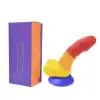 Gökkuşağı Realistik Dildo 12cm
