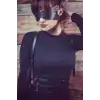 Göz Maskeli Seksi Deri Harness - APFT471