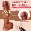 Hareketli Tırtıklı Realistik Dildo 22 cm