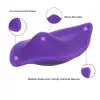Kablosuz Uzaktan Kumandalı Giyilebilir Klitoral Vibratör Mor – USB Şarjlı, Sessiz ve Su Geçirmez